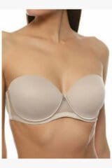 Strapless bra Balconette Cup C & D Selene Esmeralda