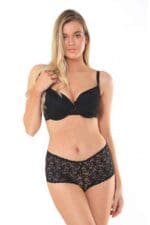 Women's Bra Demetra D Cup with Lace - esorama.gr