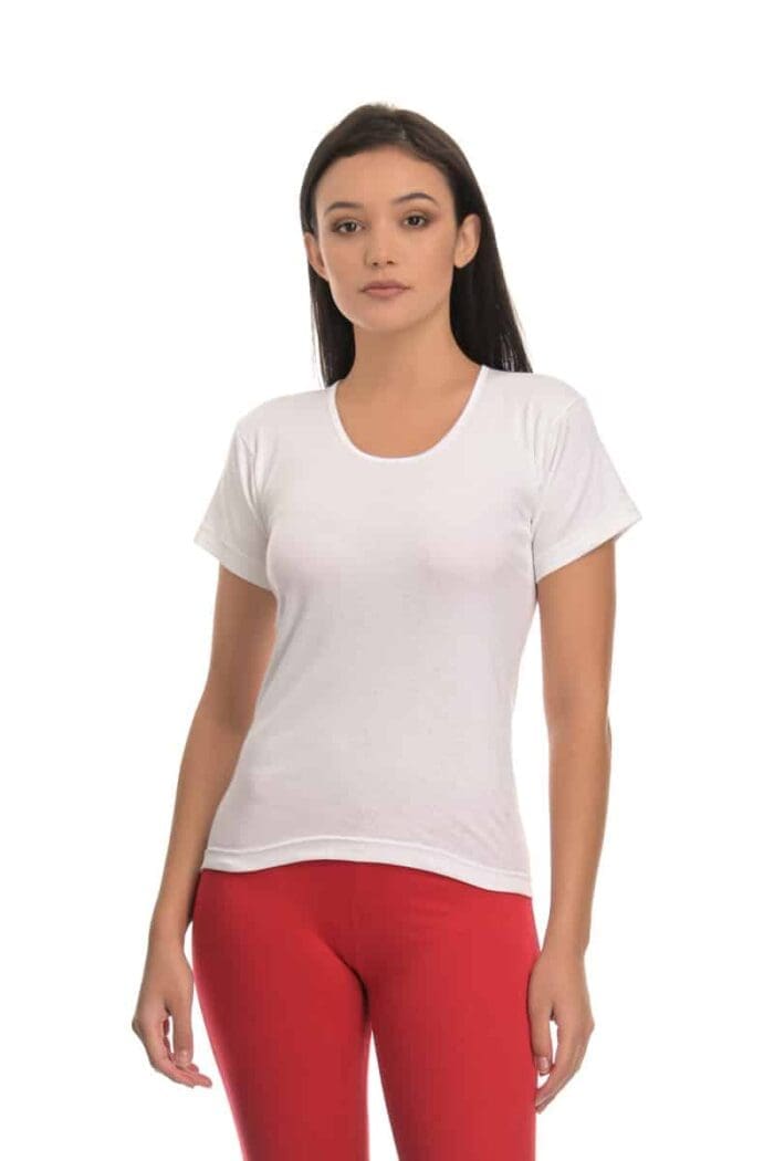 T-shirt Short Sleeve with Neckline - esorama.gr