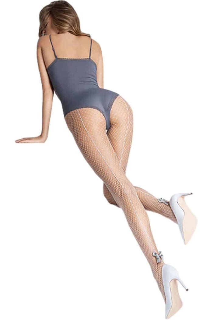 Fishnet Tights With Seam Design At The Back Marilyn Charly P32