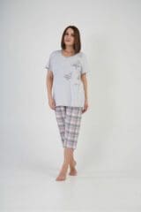 Γυναικεία Πιτζάμα Σε Μεγάλα Μεγέθη Cotton 212406