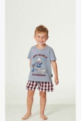 Εφηβική Πιτζάμα Για Αγόρι Happy People Pozzanghere 5660-2 Cotton