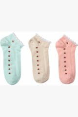 Βαμβακερό Sneaker Με Σχέδια MeWe 1-0829 (3 Pack)