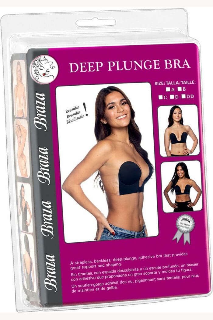 Αυτοκόλλητο Σουτιέν Strapless Braza 3510 Black -