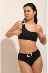 Γυναικείο Μαγιό Bikini Στράπλες 1-23/169 Top Μαύρο