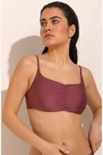 Γυναικείο Μαγιό Bikini Top 1-23/64 Καφέ - Image 2