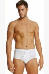 Palco 6/005 Ανδρικά Σλιπ Λευκά Μονόχρωμα (2 Pack)