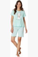 Πιτζάμα Καλοκαιρ. Κοντό Μανίκι Crab Happy People 5645 -100%Cotton