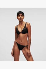 Karl Lagerfeld Σουτιέν Demi -Cup Sheer 235W2129-999 Μαύρο