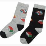 Me-We(2Pack) Παιδικές Βαμβακερ. Κάλτσες Rubik 3-0720-3 Μαύρο/Γκρι