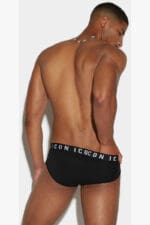 Dsquared2 Ανδρικό Σλιπ Μαύρο Μονόχρωμο Icon - Image 2