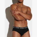 Dsquared2 Ανδρικό Σλιπ Μαύρο Μονόχρωμο Icon