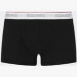 Dsquared2 Ανδρικό Μποξεράκι Μαύρο Μονόχρωμο Be Icon