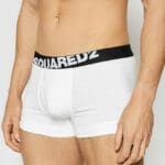 Dsquared2 Ανδρικά Μποξεράκια Λευκά (2 Pack)