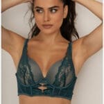 Γυναικείκο Μπούστο Με Δαντέλα Tessa B-Cup Πράσινο