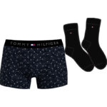 Tommy Hilfiger Πακέτο Δώρου Μπόξερ-Κάλτσες UM0UM03048-0GU Μπλε