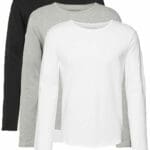 Tommy Hilfiger Μακρυμάνικη Μπλούζα UM0UM03022-0XS Λ-Μ-Γ (3 pack)