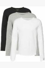 Tommy Hilfiger Μακρυμάνικη Μπλούζα UM0UM03022-0XS Λ-Μ-Γ (3 pack)