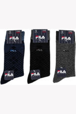 Fila 3ΤΜΧ Ανδρικές Κάλτσες Βαμβακερές Με Σχέδιο F5365C