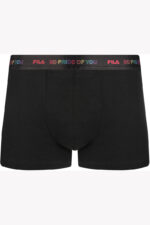 Fila Ανδρικό Μπόξερ Βαμβακερό Χρωματιστό Λάστιχο FU5227-200 Μαύρο