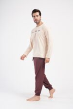 Vienetta Πιτζάμα Ανδρική Σετ Βαμβακερή 405299 - Image 2