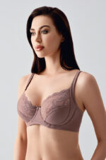 New Bra Cup-E Γυναικείο Σουτιέν Με Μπανέλα 6000 Cappuccino - Image 3