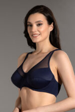 New Bra Γυναικείο Σουτιέν Cup-D 8060 Μπλε - Image 3