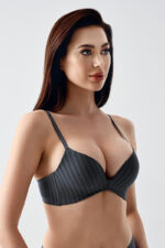 New Bra Γυναικείο Σουτιέν Cup-B 3317 Ανθρακί - Image 2