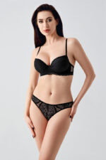 Push-Up Γυναικείο Σουτιέν New Bra 334167 Μαύρο - Image 3