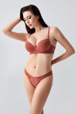 Push-Up Γυναικείο Σουτιέν New Bra 334167 Κεραμιδί - Image 3