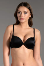 New Bra Γυναικείο Σουτιέν Push Up 337035 Cup-B Μαύρο