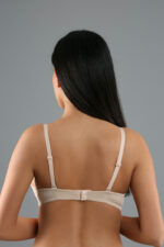 New Bra Γυναικείο Σουτιέν Push Up 337035 Cup-B Μπεζ - Image 4