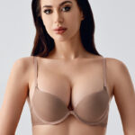 New Bra Γυναικείο Σουτιέν Push Up 337035 Cup-B Καφέ
