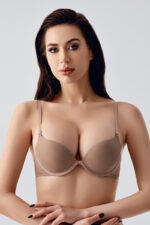 New Bra Γυναικείο Σουτιέν Push Up 337035 Cup-B Καφέ