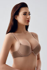 New Bra Γυναικείο Σουτιέν Push Up 337035 Cup-B Καφέ - Image 2