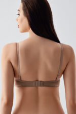 New Bra Γυναικείο Σουτιέν Push Up 337035 Cup-B Καφέ - Image 4