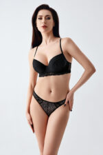 New Bra Γυναικείο Σουτιέν Cup-C 344161 Μαύρο