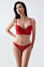 New Bra Γυναικείο Σουτιέν Cup-C 344161 Κόκκινο - Image 2