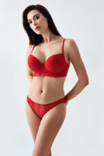New Bra Γυναικείο Σουτιέν Cup-C 344161 Κόκκινο - Image 3