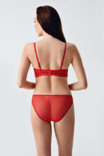 New Bra Γυναικείο Σουτιέν Cup-C 344161 Κόκκινο - Image 4