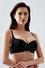 Γυναικείο Σουτιέν New Bra Cup-D  357110 Μαύρο - Image 2