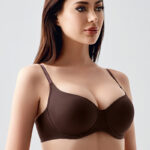 Γυναικείο Σουτιέν New Bra Cup-D  357110 Καφέ