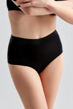 New Bra Σλιπ Ψηλόμεσο Με Λέιζερ 9201 Μαύρο - Image 2