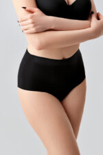 New Bra Σλιπ Ψηλόμεσο Με Λέιζερ 9201 Μαύρο - Image 3